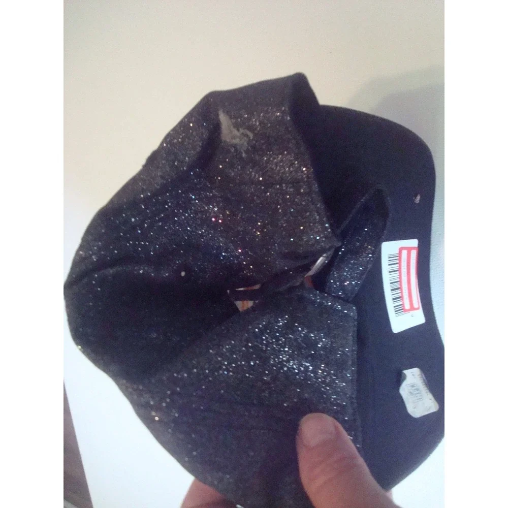 WOMENS RAMS L.A.  GLITTER  Y2K OOS BEACH HAT CAP VINTAGE RARE  H5